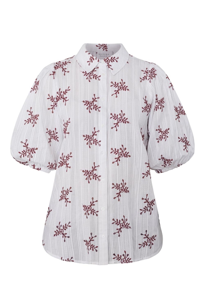 ELLA SH53 18509 WHITE/BORDEAUX